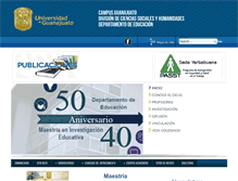 Tablet Screenshot of educacion.ugto.mx