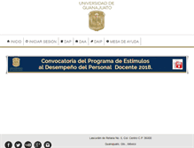 Tablet Screenshot of becas.ugto.mx