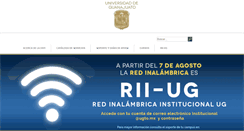 Desktop Screenshot of dti.ugto.mx