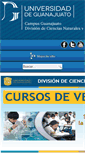 Mobile Screenshot of dcne.ugto.mx
